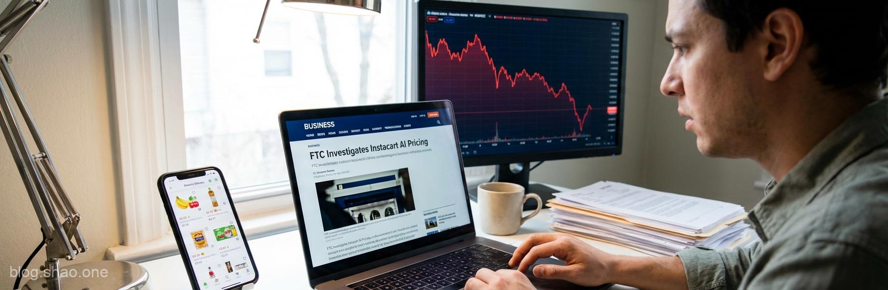 Instacart 驚爆 FTC 調查!AI 定價工具惹禍,股價「挫勒等」暴跌 11%:外送巨頭的期末考來了? 1 1766220067212
