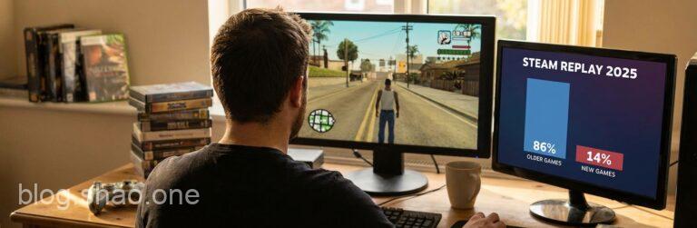 【Steam Replay 2025】新遊戲失寵?僅 14% 玩家買單新作!數據揭露:原來大家的「電子骨灰壇」才是真愛 5 1766234775875
