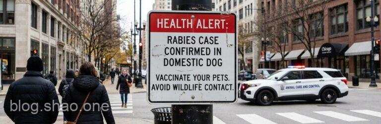 🚨 警鐘敲響!芝加哥驚現數十年首例犬隻狂犬病:科技防疫時代我們「沒在那邊跟你開玩笑」! 1 1766578860676