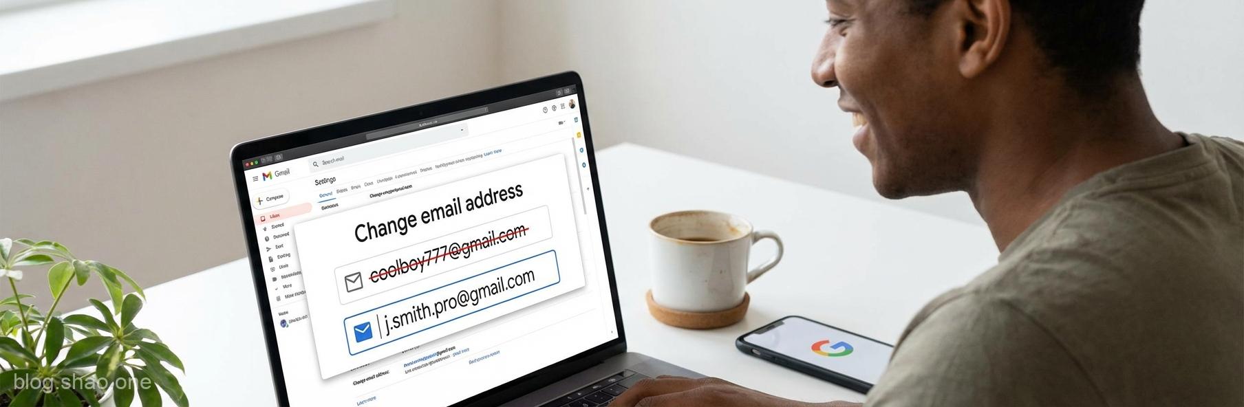 Gmail 終於能改名了!別再讓「中二信箱」跟你一輩子,Google 震撼推出帳號更改功能 1 1766707854255
