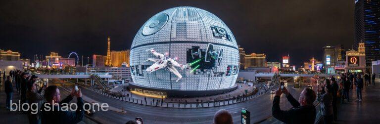 【科技快訊】拉斯維加斯 Sphere 化身「樂高死星」!沉浸式科技讓星戰夢想成真 2 1768004161468