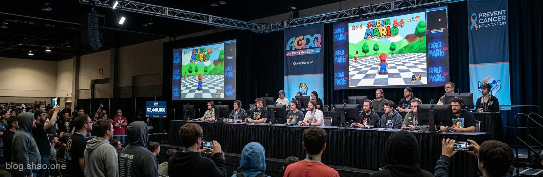 【AGDQ 2026 震撼落幕】70 人接力《瑪利歐 64》神乎其技,狂捲 244 萬美金善款! 1 1768266977128